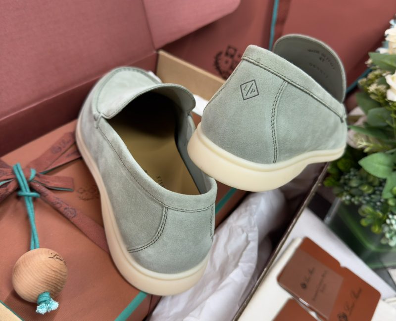 Giày Loro Piana Summer Walk Loafer Suede Shamrock Best Quality