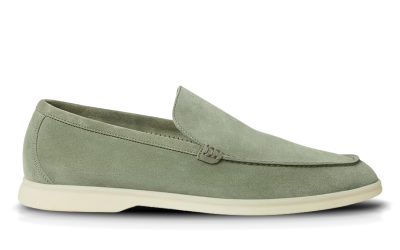 Giày Loro Piana Summer Walk Loafer Suede Shamrock Best Quality