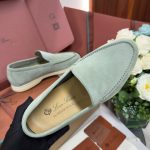 Giày Loro Piana Summer Walk Loafer Suede Shamrock Best Quality