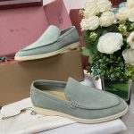 Giày Loro Piana Summer Walk Loafer Suede Shamrock Best Quality