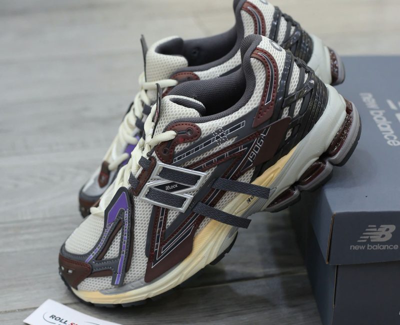Giày New Balance 1906A 'Grey Burgundy White' Like Auth