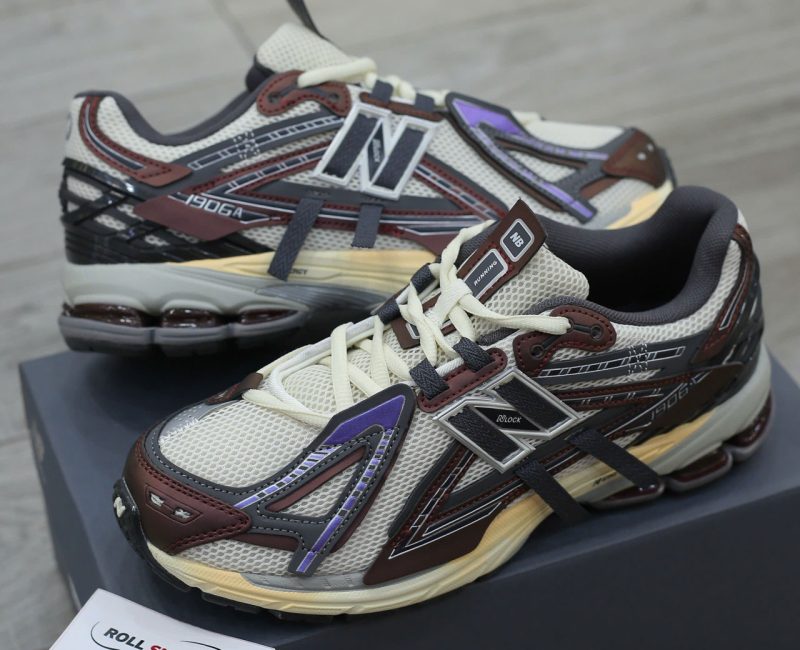 Giày New Balance 1906A 'Grey Burgundy White' Like Auth