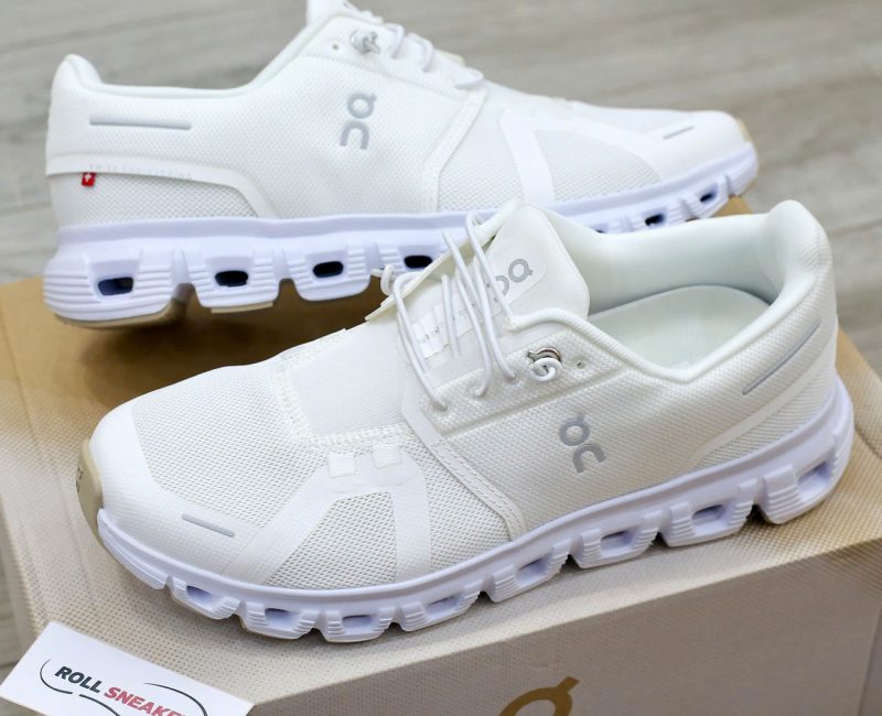 Giày On Running Cloud 6 ‘In White’ Best Quality