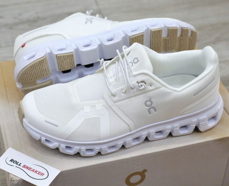 Giày On Running Cloud 6 ‘In White’ Best Quality