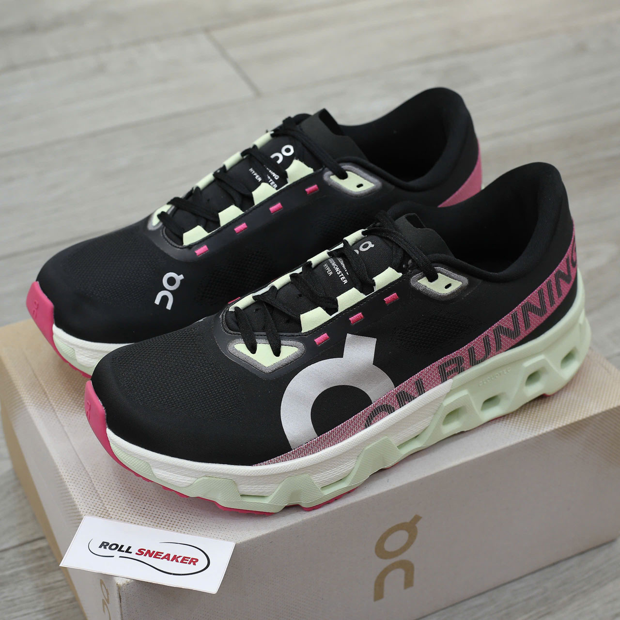 Giày On Running Cloudmonster Hyper ‘Black Lima’ Like Auth