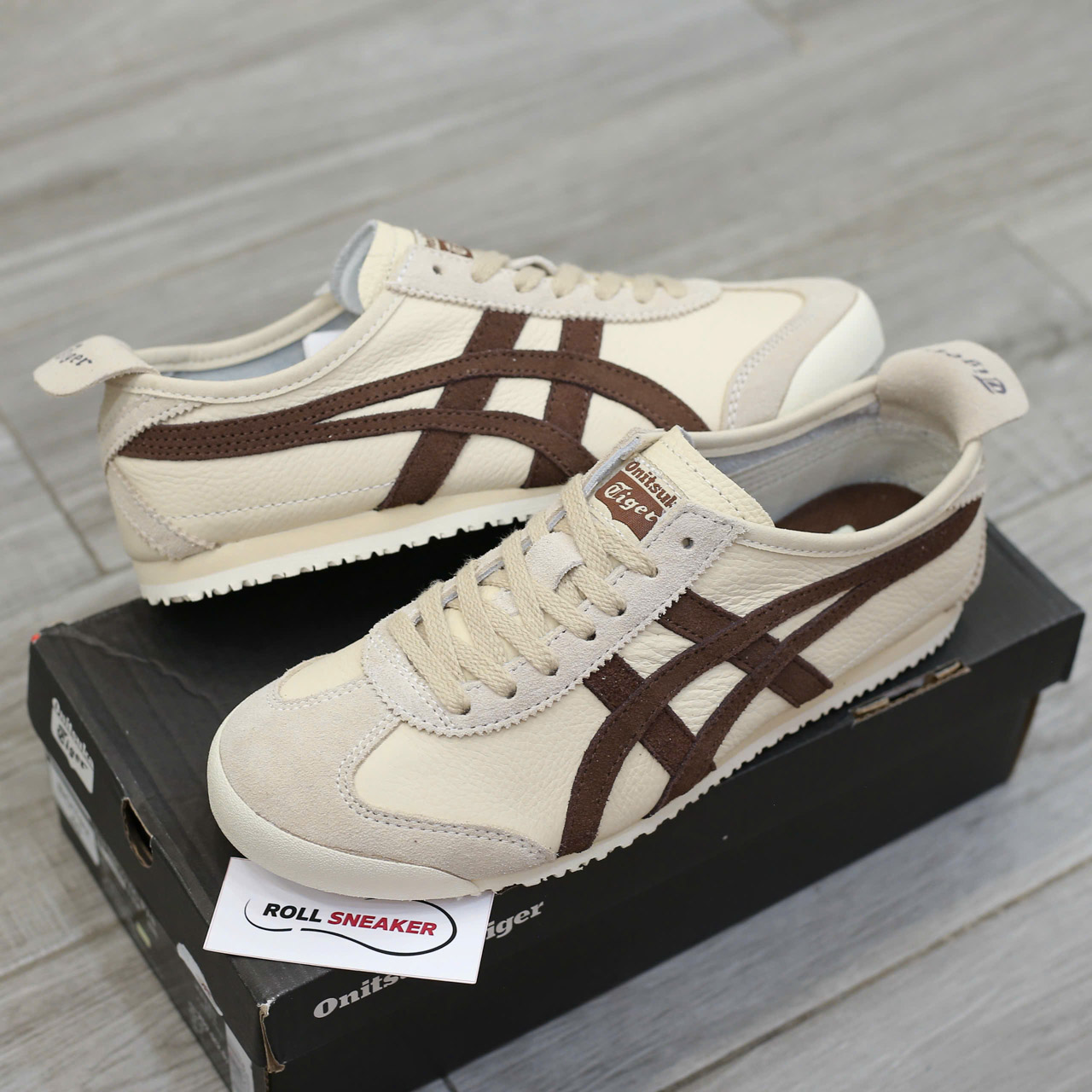 Giày Onitsuka Tiger Mexico 66 ‘Beige Suede Brown’ Best Quality