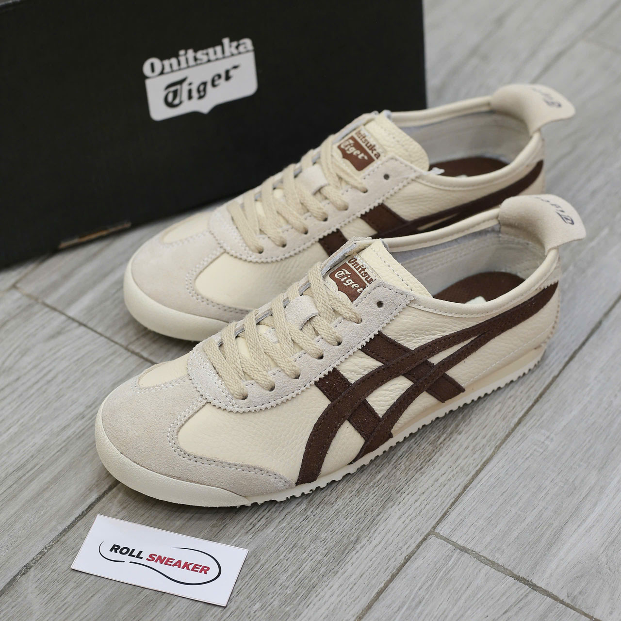 Giày Onitsuka Tiger Mexico 66 ‘Beige Suede Brown’ Best Quality