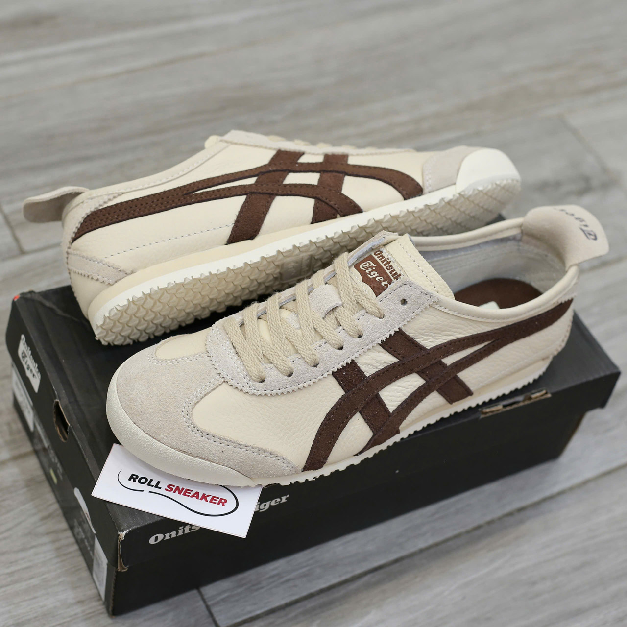 Giày Onitsuka Tiger Mexico 66 ‘Beige Suede Brown’ Best Quality