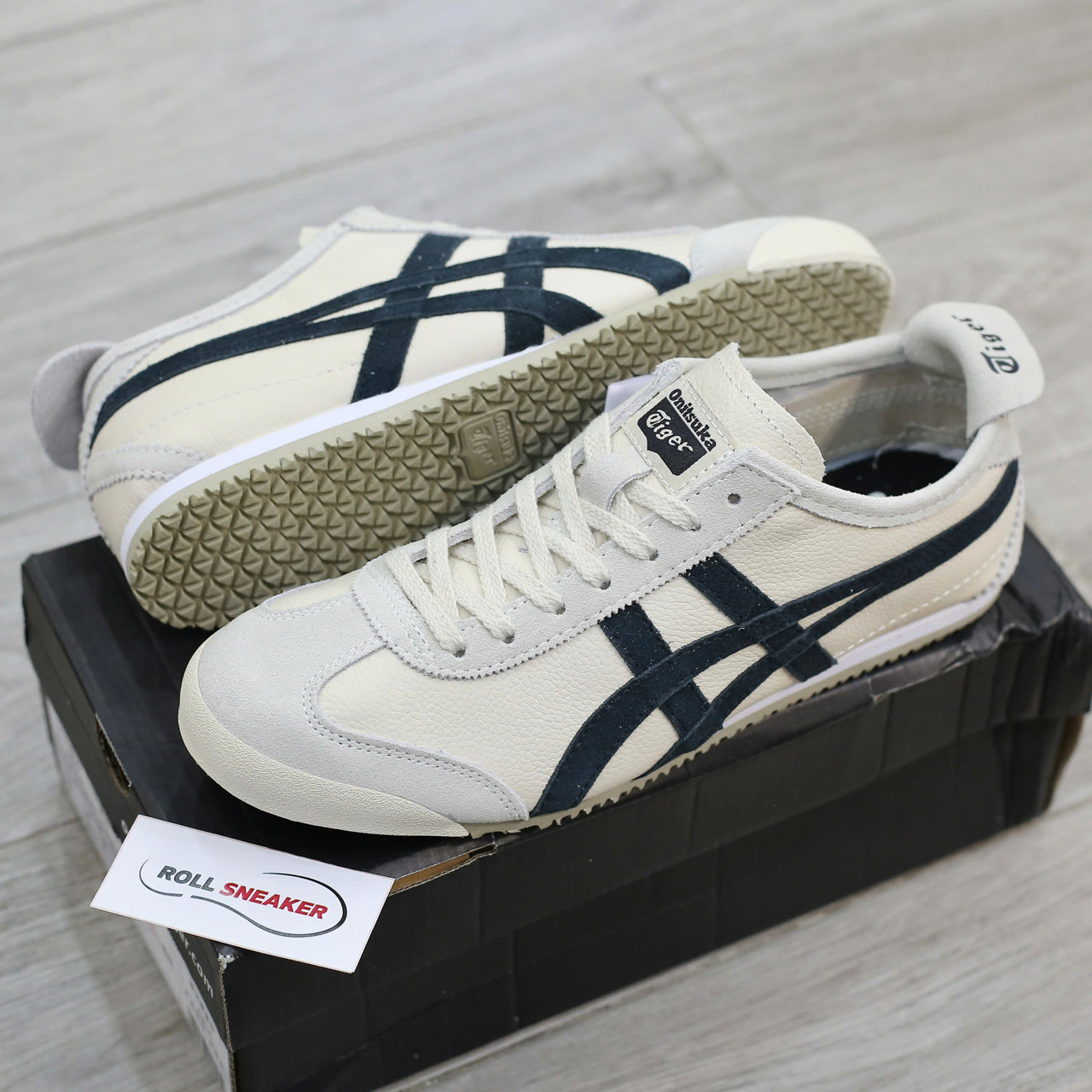 Giày Onitsuka Tiger Mexico 66 Vin White Black Best Quality