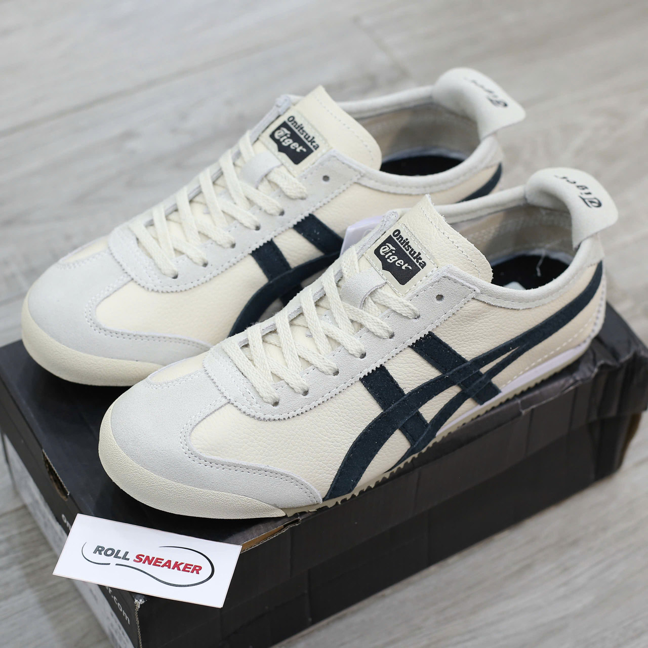 Giày Onitsuka Tiger Mexico 66 Vin White Black Best Quality