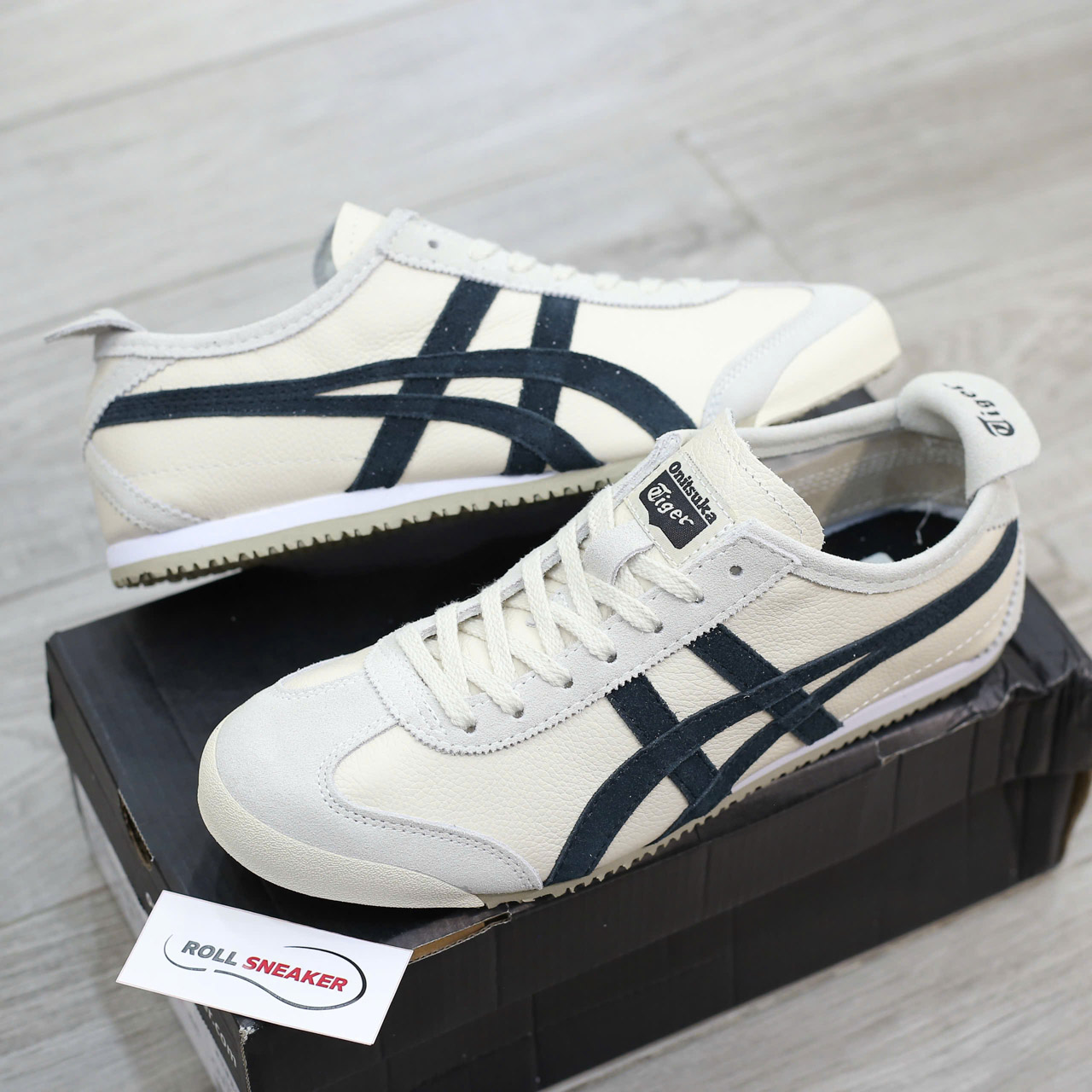 Giày Onitsuka Tiger Mexico 66 Vin White Black Best Quality
