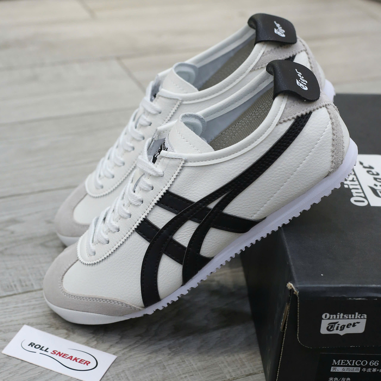Giày Onitsuka Tiger Mexico 66 White Black