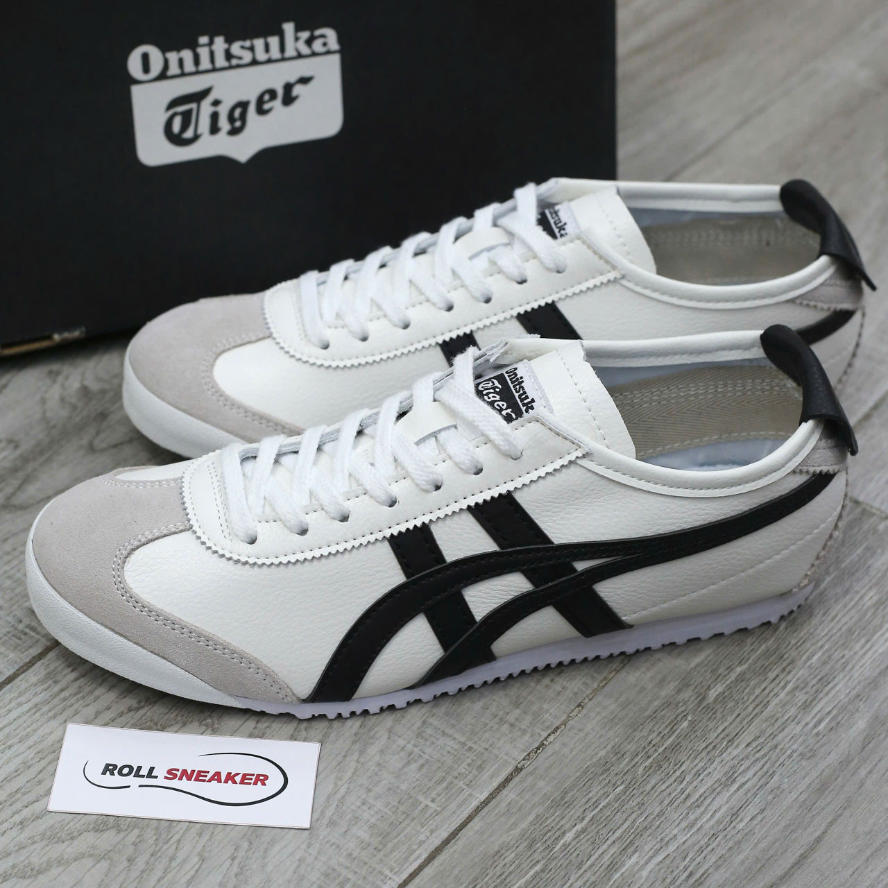 Giày Onitsuka Tiger Mexico 66 White Black