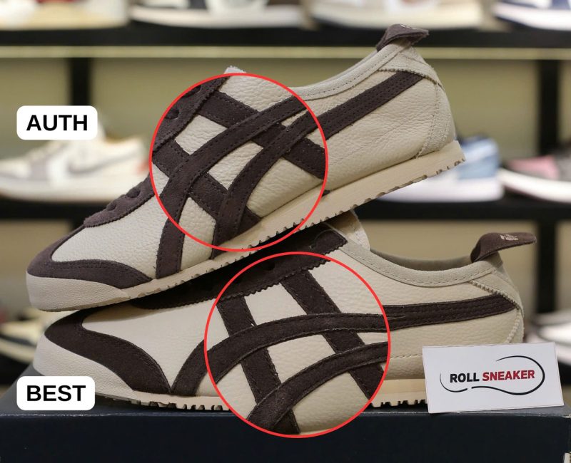 So sánh Giày Onitsuka Tiger Mexico 66 Beige Chocolate Brown