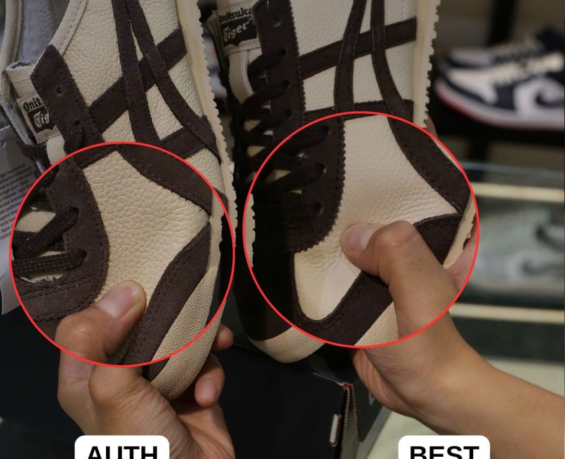 So sánh Giày Onitsuka Tiger Mexico 66 Beige Chocolate Brown