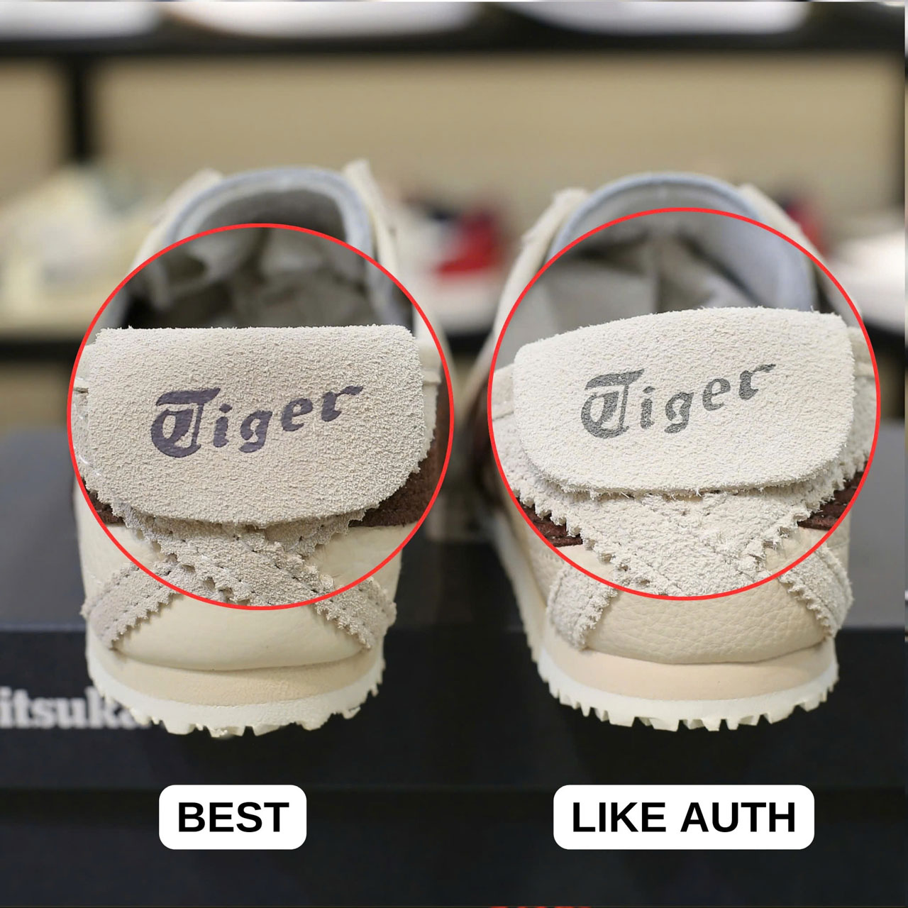 So sánh Giày Onitsuka Tiger Mexico 66 ‘Beige Suede Brown’