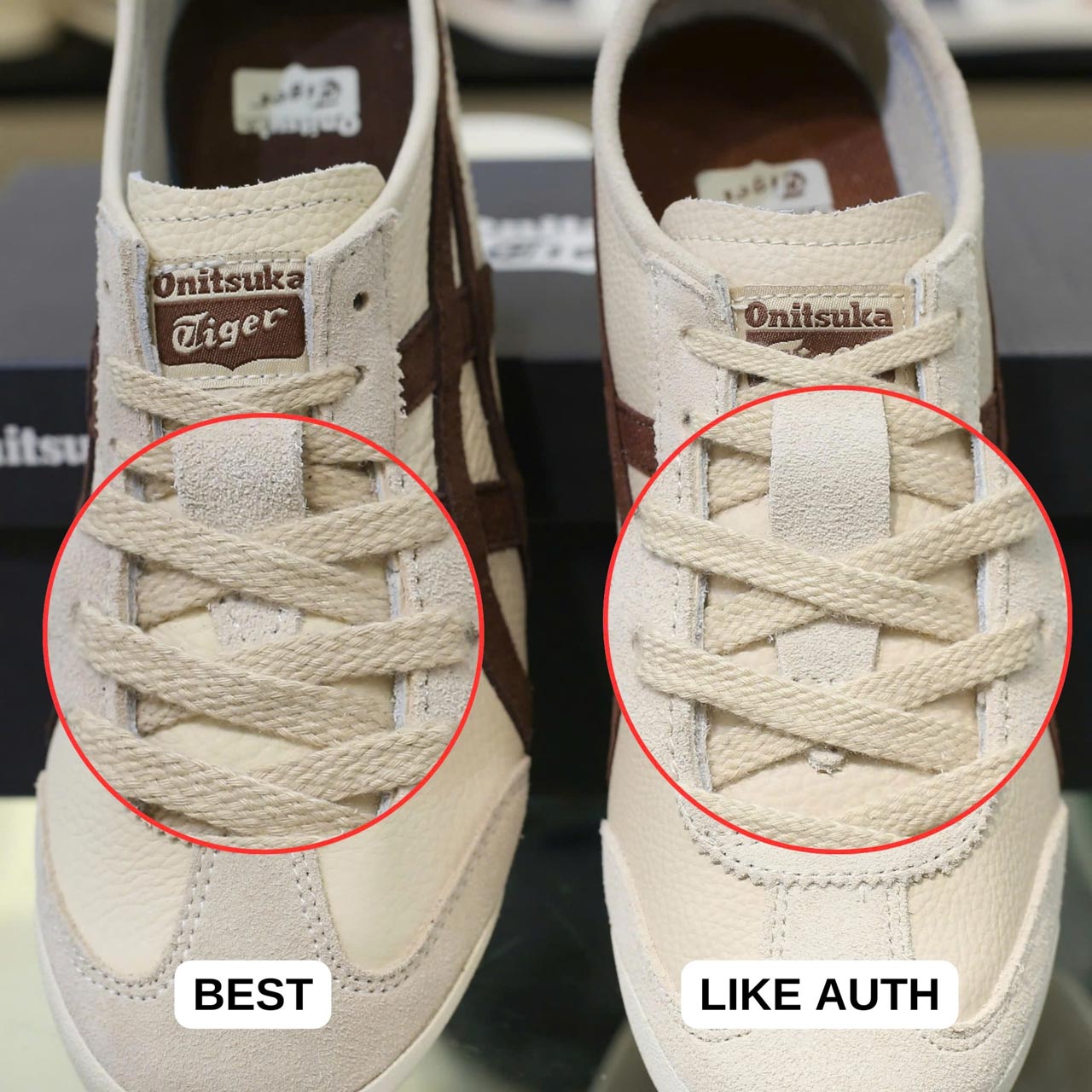 So sánh Giày Onitsuka Tiger Mexico 66 ‘Beige Suede Brown’