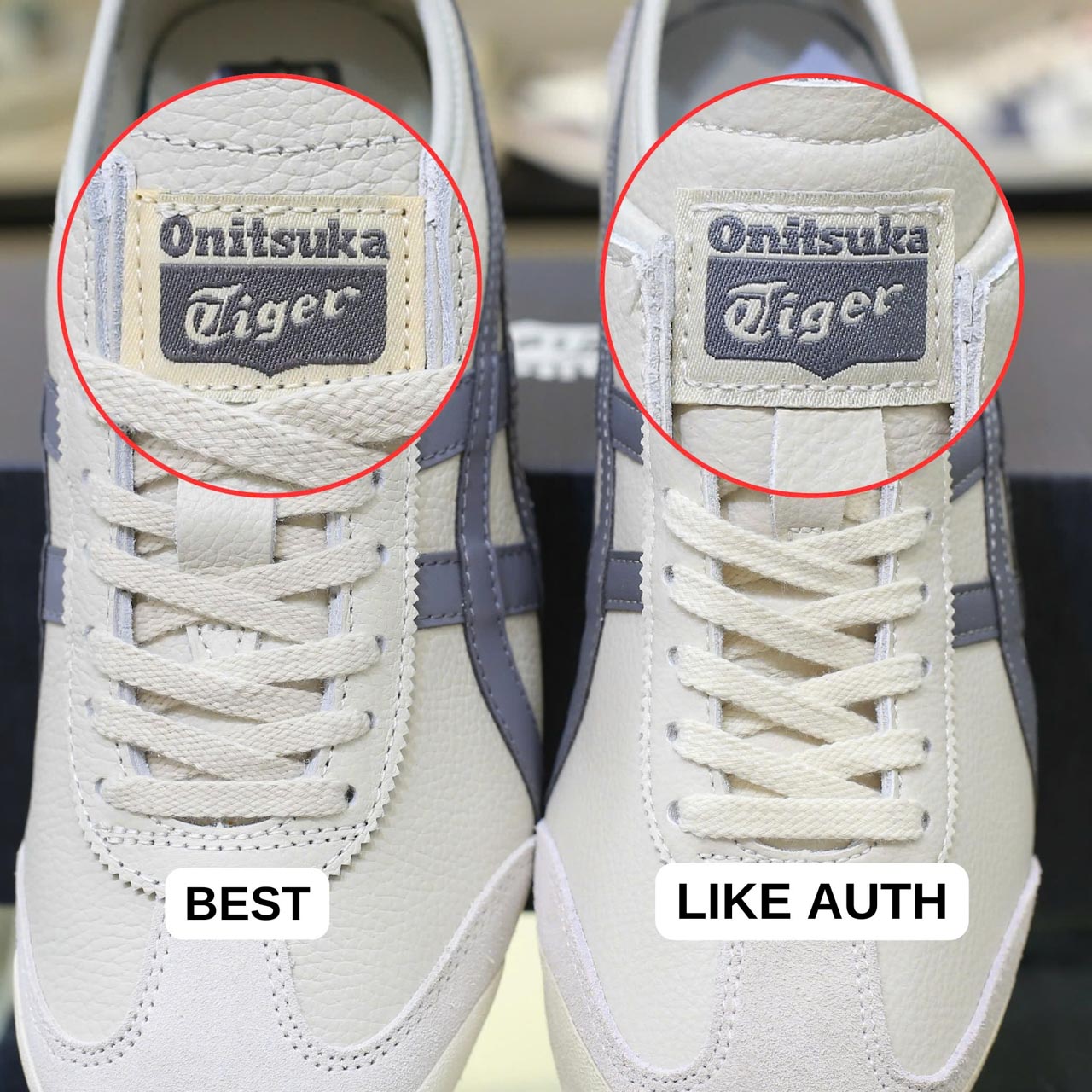 So sánh Giày Onitsuka Tiger Mexico 66 Birch