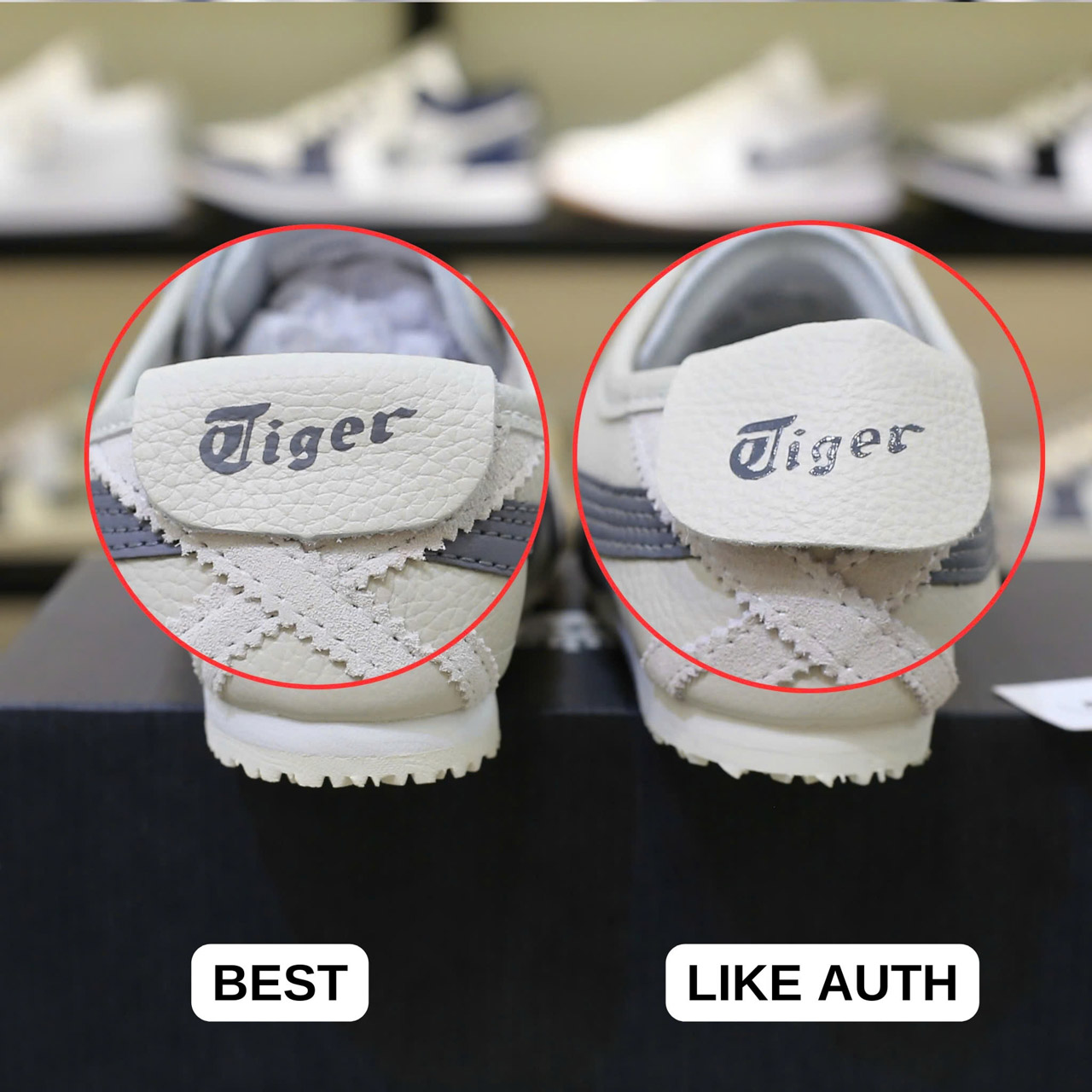 So sánh Giày Onitsuka Tiger Mexico 66 Birch