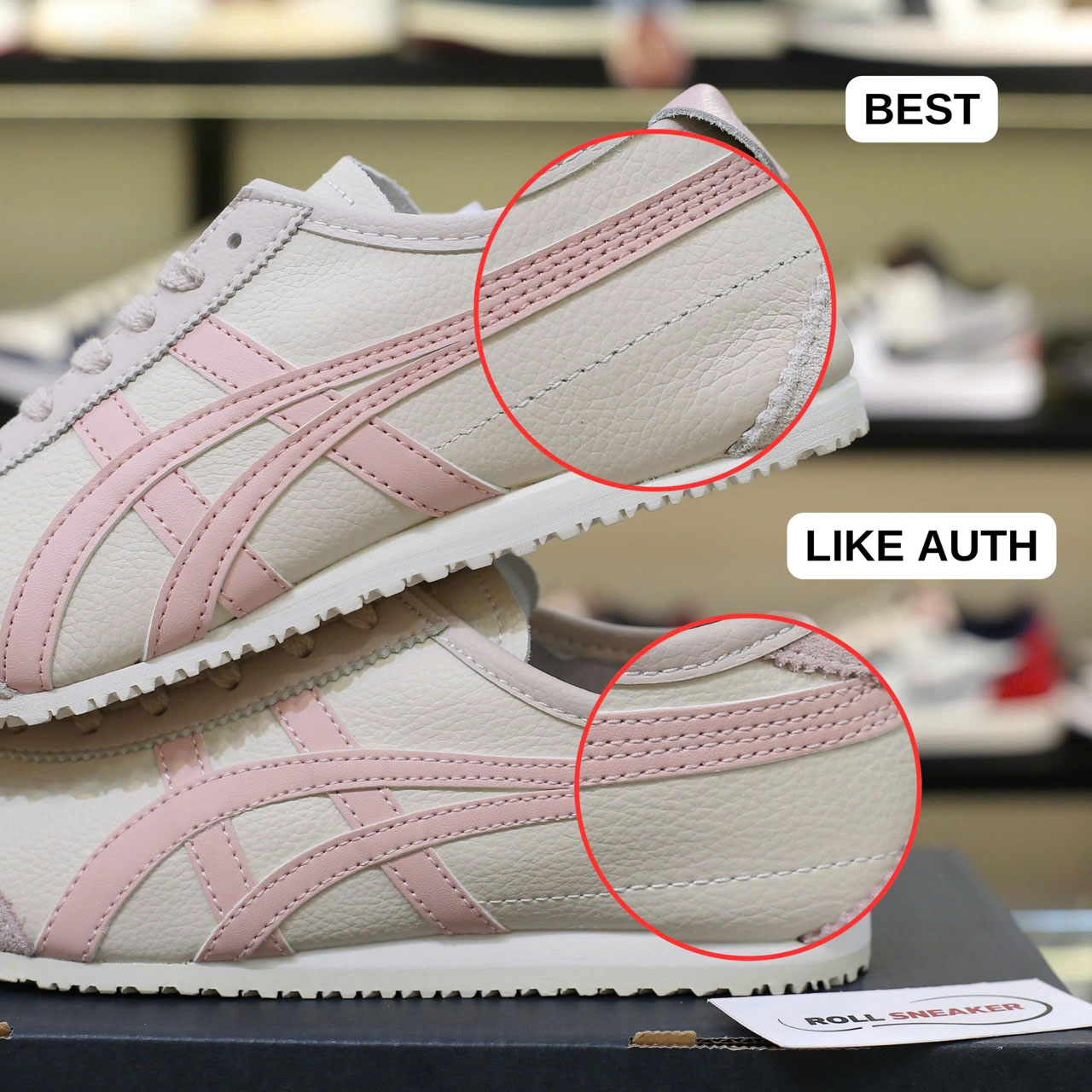 So sánh Giày Onitsuka Tiger Mexico 66 Ginger Peach