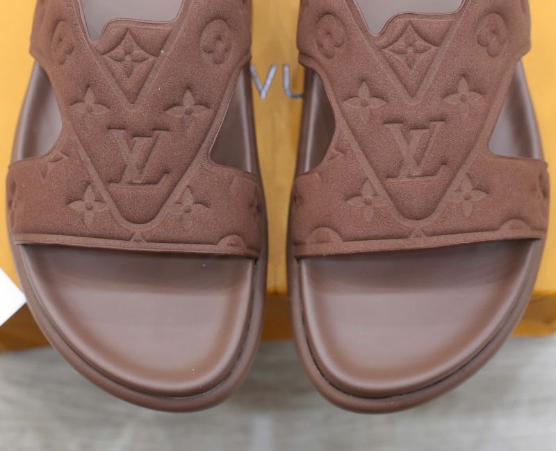 Dép LV Oasis Mule Brown Best Quality