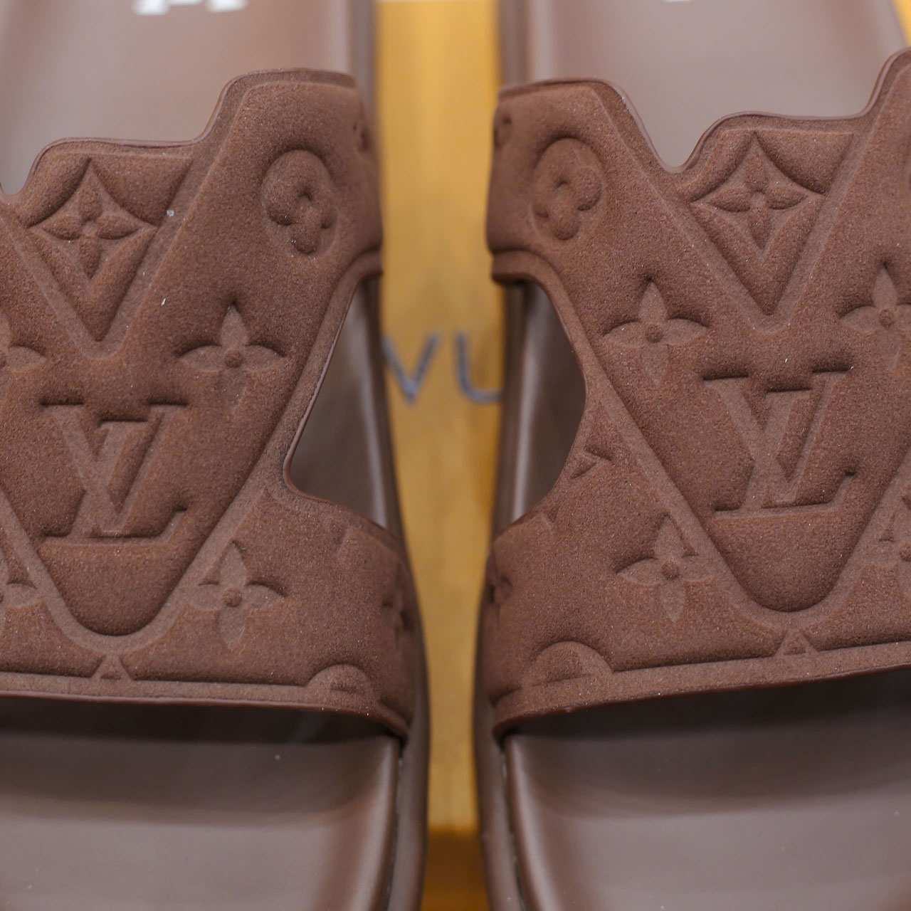 Dép LV Oasis Mule Brown Best Quality