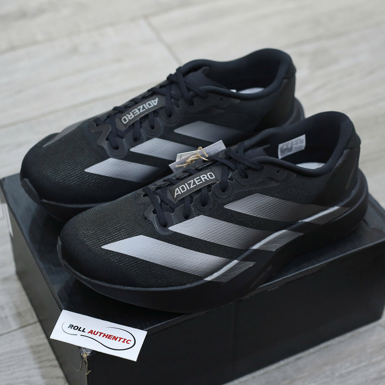 Giày Adidas Adizero Evo SL ‘Black Iron Metallic’ Real