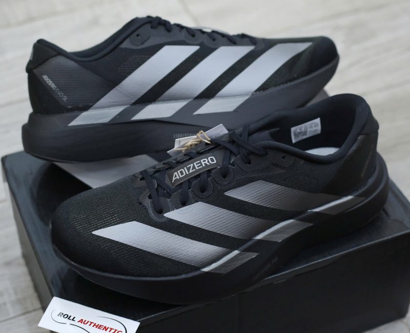 Giày Adidas Adizero Evo SL ‘Black Iron Metallic’ Real