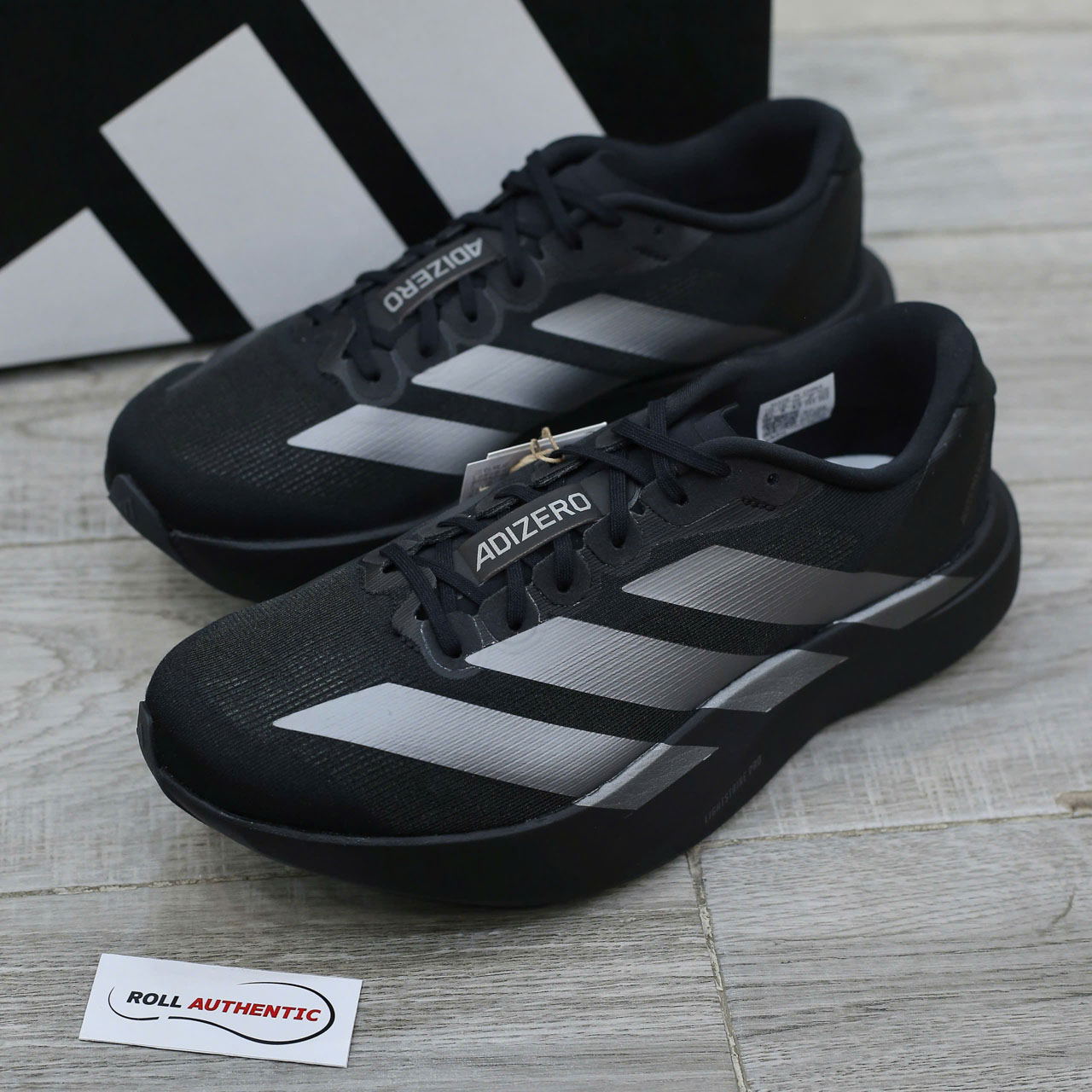 Giày Adidas Adizero Evo SL ‘Black Iron Metallic’ Real