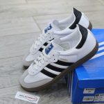 Giày Adidas Samba OG Cloud White Core Black Real
