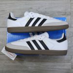 Giày Adidas Samba OG Cloud White Core Black Real
