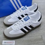 Giày Adidas Samba OG Cloud White Core Black Real