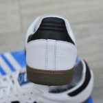 Giày Adidas Samba OG Cloud White Core Black Real