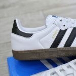 Giày Adidas Samba OG Cloud White Core Black Real