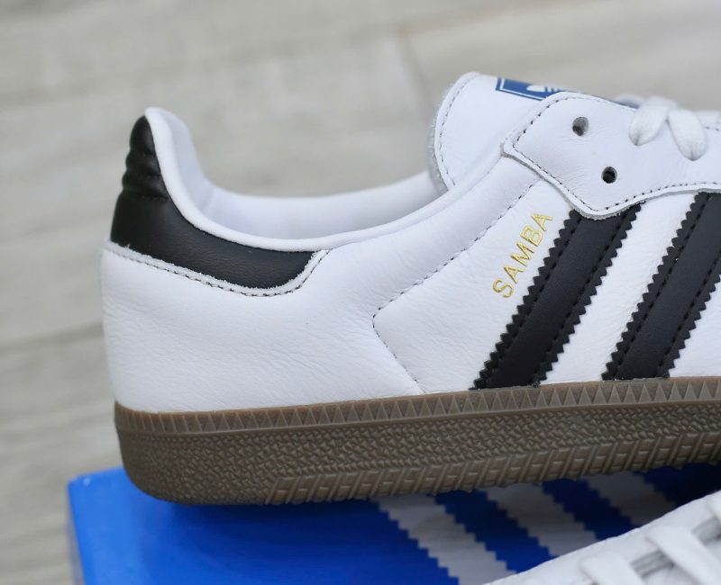 Giày Adidas Samba OG Cloud White Core Black Real