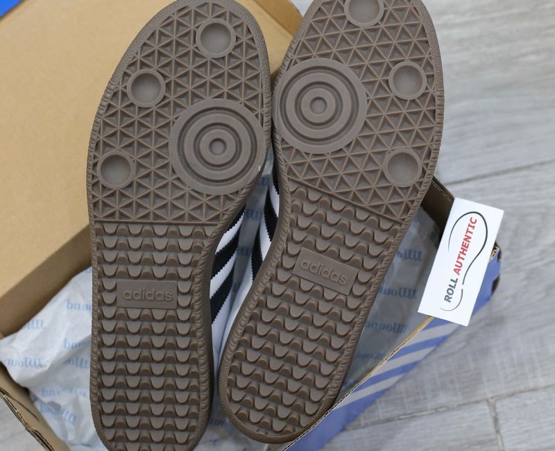 Giày Adidas Samba OG Cloud White Core Black Real
