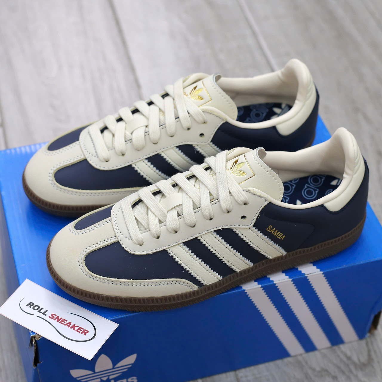 Giày Adidas Samba OG Night Indigo White Best Quality
