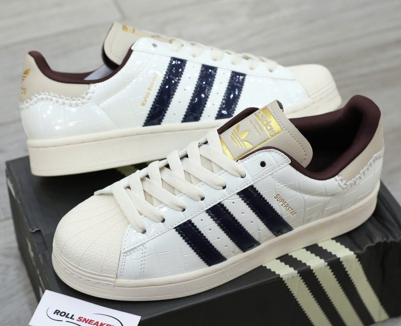 Giày Adidas x Wales Bonner Superstar ‘Ivory Black’ Best Quality