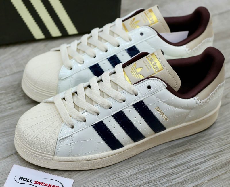 Giày Adidas x Wales Bonner Superstar ‘Ivory Black’ Best Quality