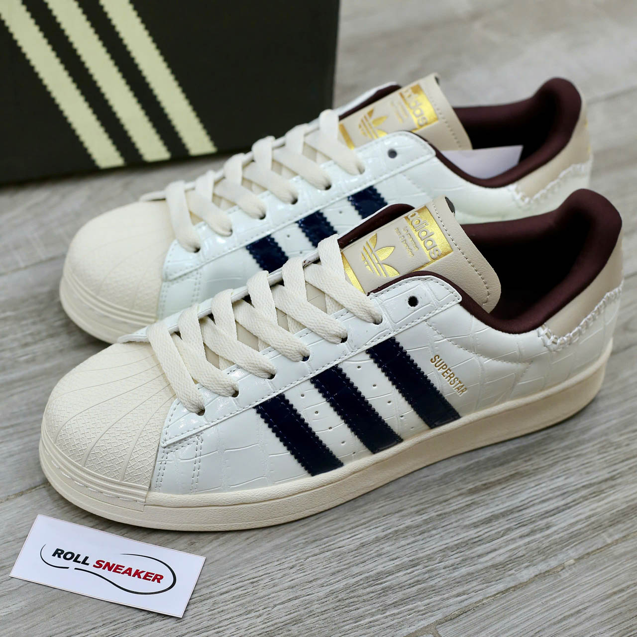 Giày Adidas x Wales Bonner Superstar ‘Ivory Black’ Best Quality