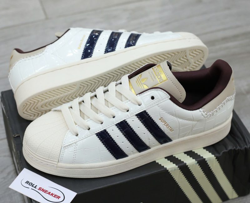 Giày Adidas x Wales Bonner Superstar ‘Ivory Black’ Best Quality