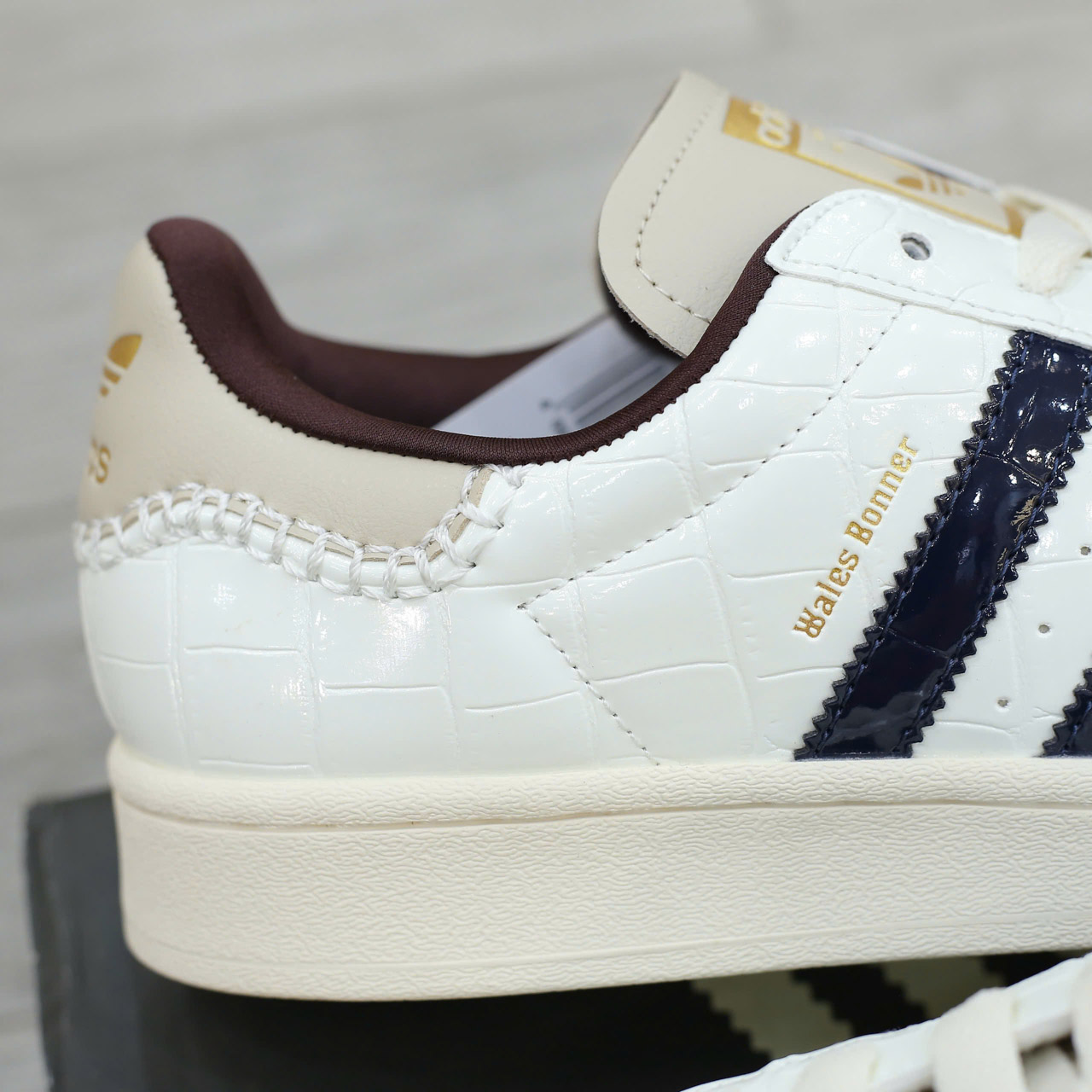 Giày Adidas x Wales Bonner Superstar ‘Ivory Black’ Best Quality