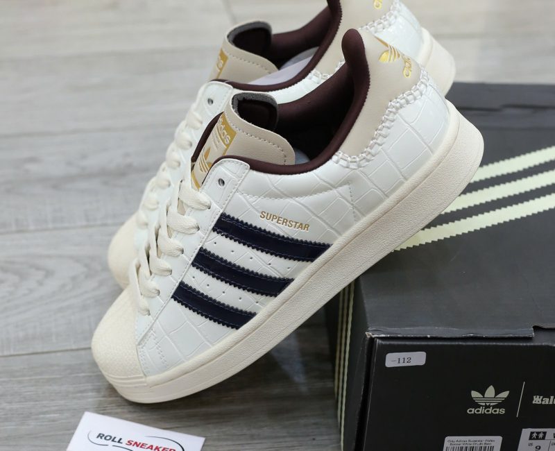 Giày Adidas x Wales Bonner Superstar ‘Ivory Black’ Best Quality