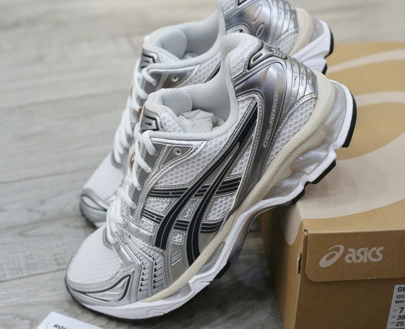 Giày ASICS Gel-Kayano 14 ‘White Graphite Grey’ Real