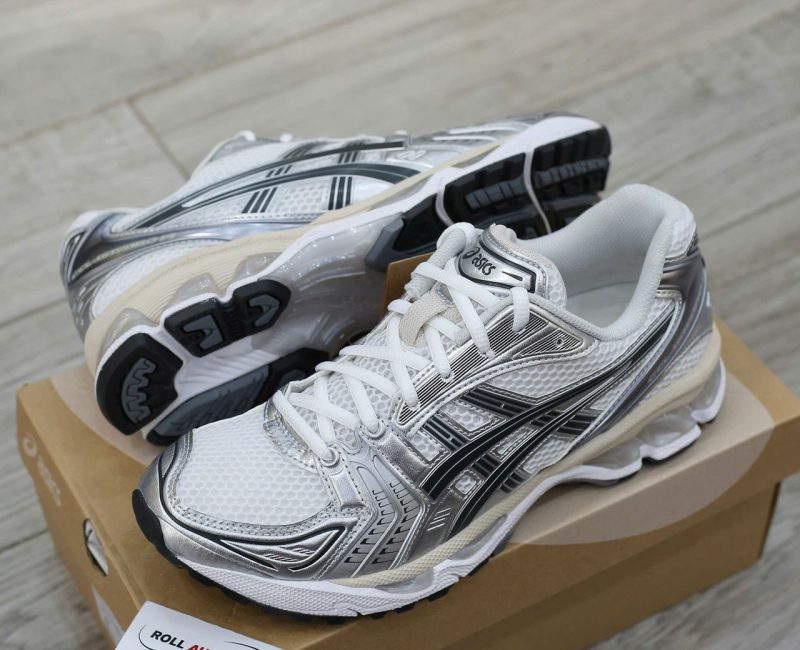 Giày ASICS Gel-Kayano 14 ‘White Graphite Grey’ Real
