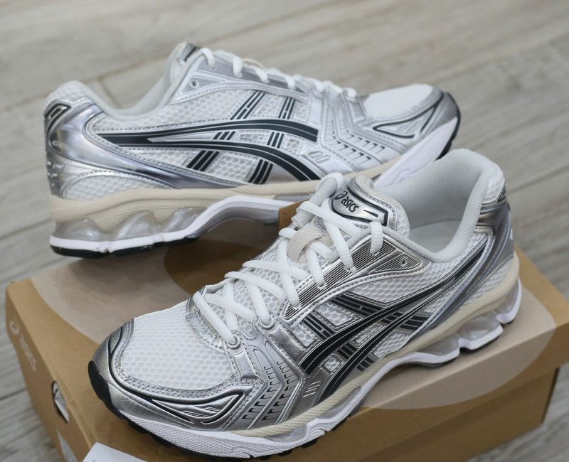 Giày ASICS Gel-Kayano 14 ‘White Graphite Grey’ Real