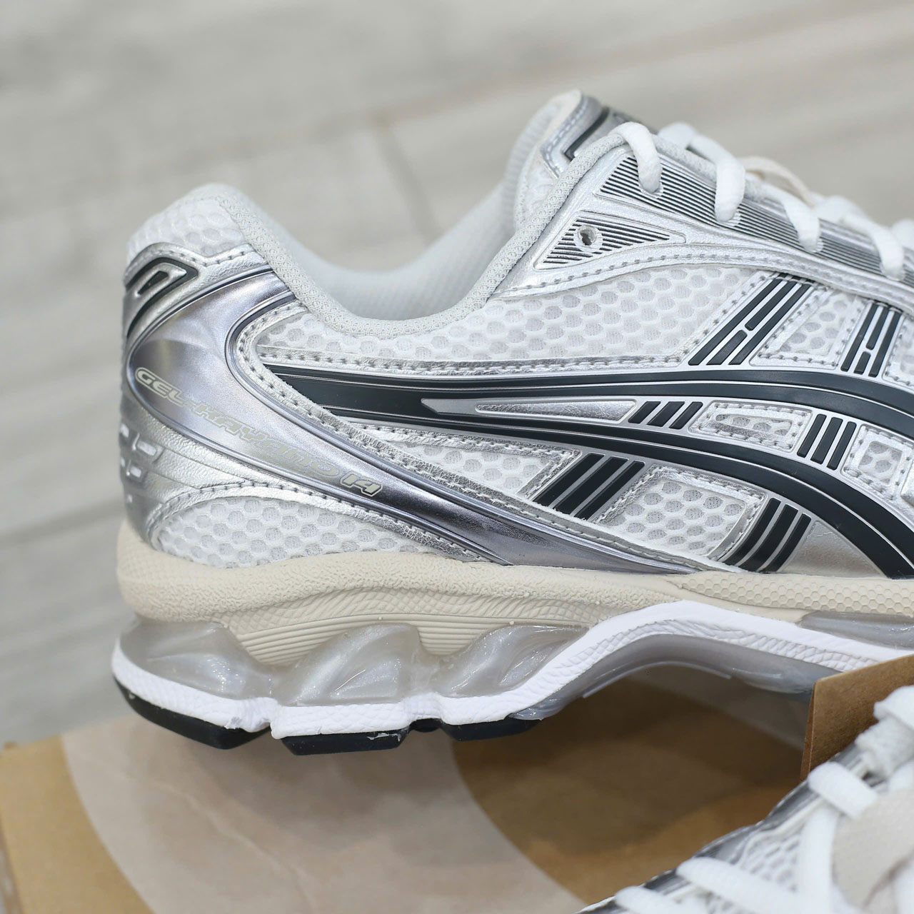 Giày ASICS Gel-Kayano 14 ‘White Graphite Grey’ Real