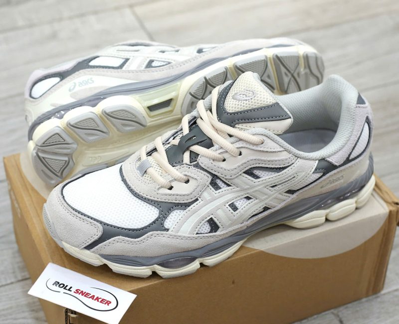 Giày Asics Gel NYC ‘Cream Oyster Grey’ Best Quality