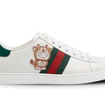 Giày Doraemon x Gucci Wmns Ace ‘Ivory Devil Patch’ Best Quality