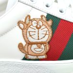 Giày Doraemon x Gucci Wmns Ace ‘Ivory Devil Patch’ Best Quality